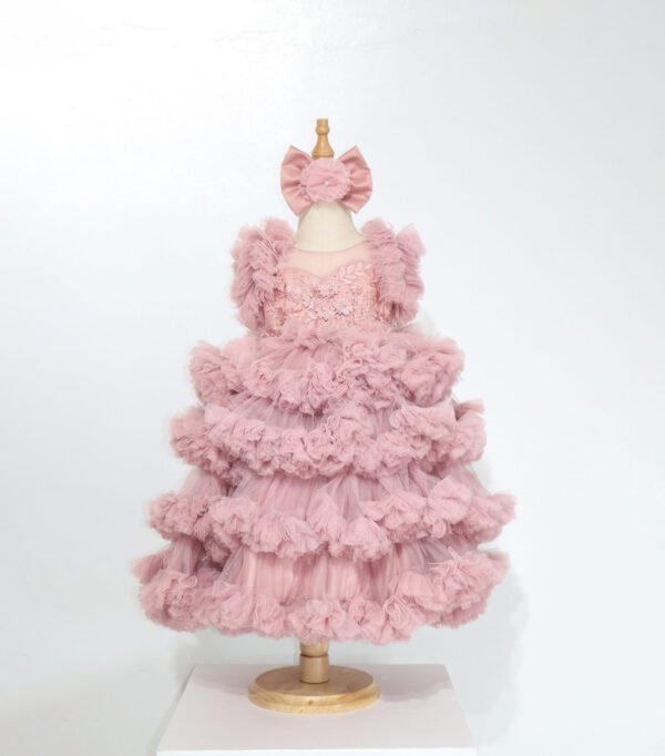 Vintage Rosette Cloud Gown